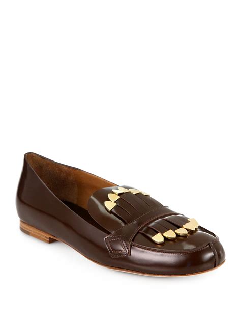 chloe leather loafers|chloe loafers for women.